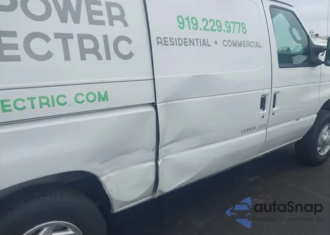 2014 Ford E-250 Commercial z USA, uszkodzony, nr VIN 1FTNE2EWXEDA84022